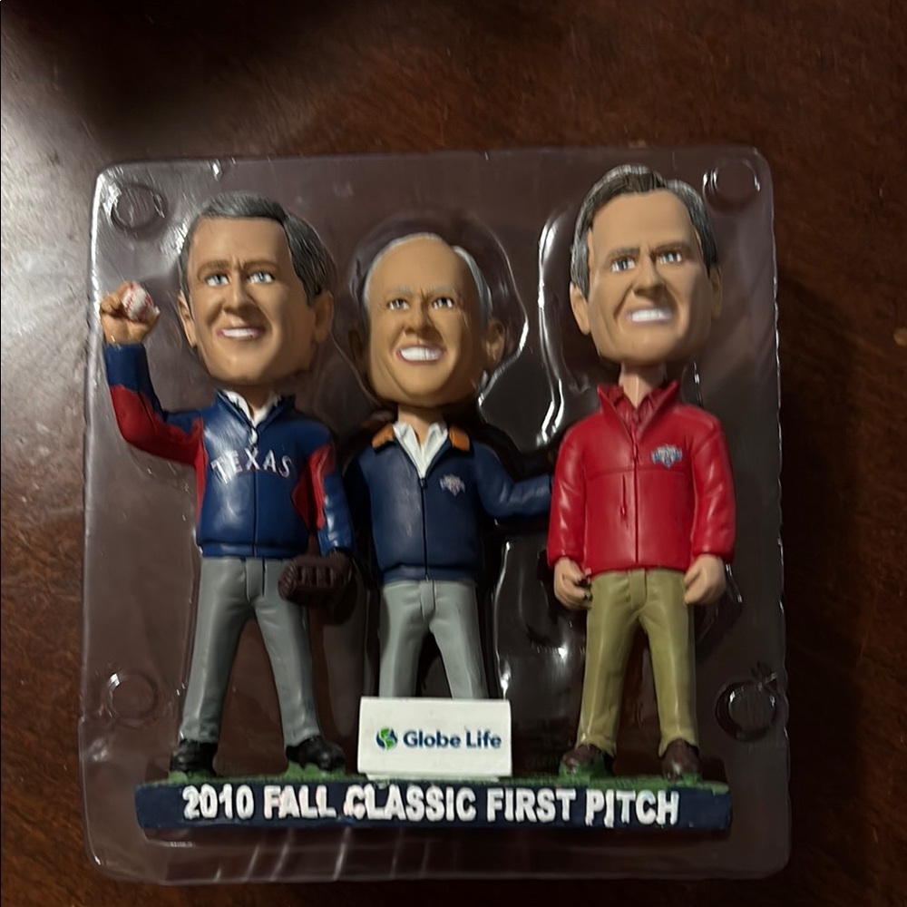 Red and Blue Game Collectible Bobblehead Set